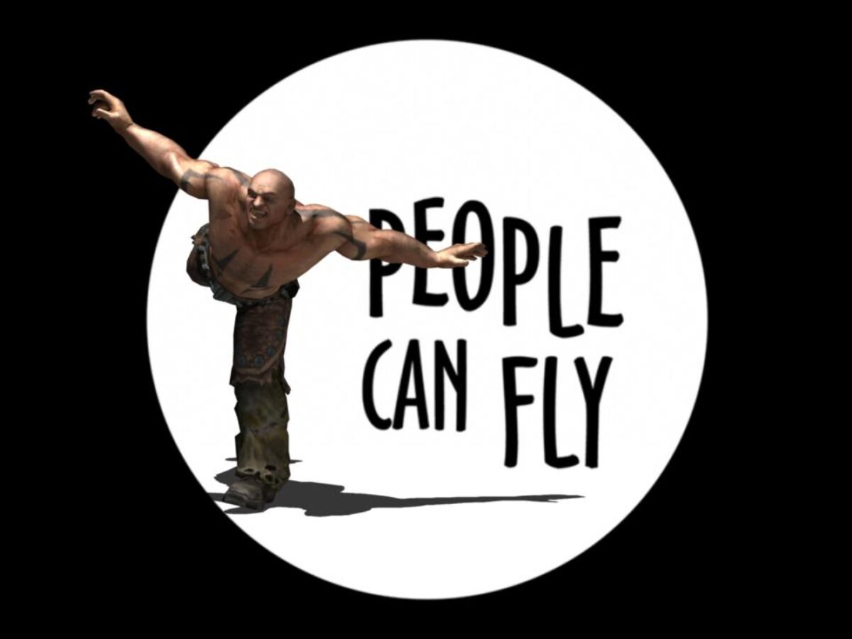 People can Fly logo PNG.