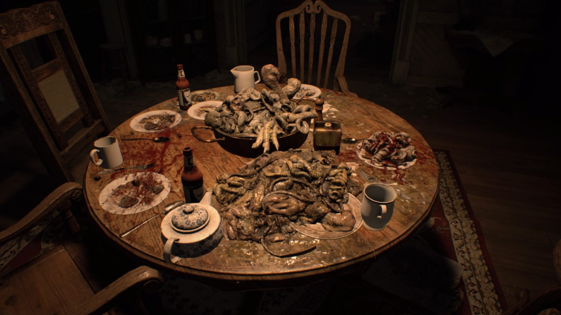 Resident Evil 7 кухня